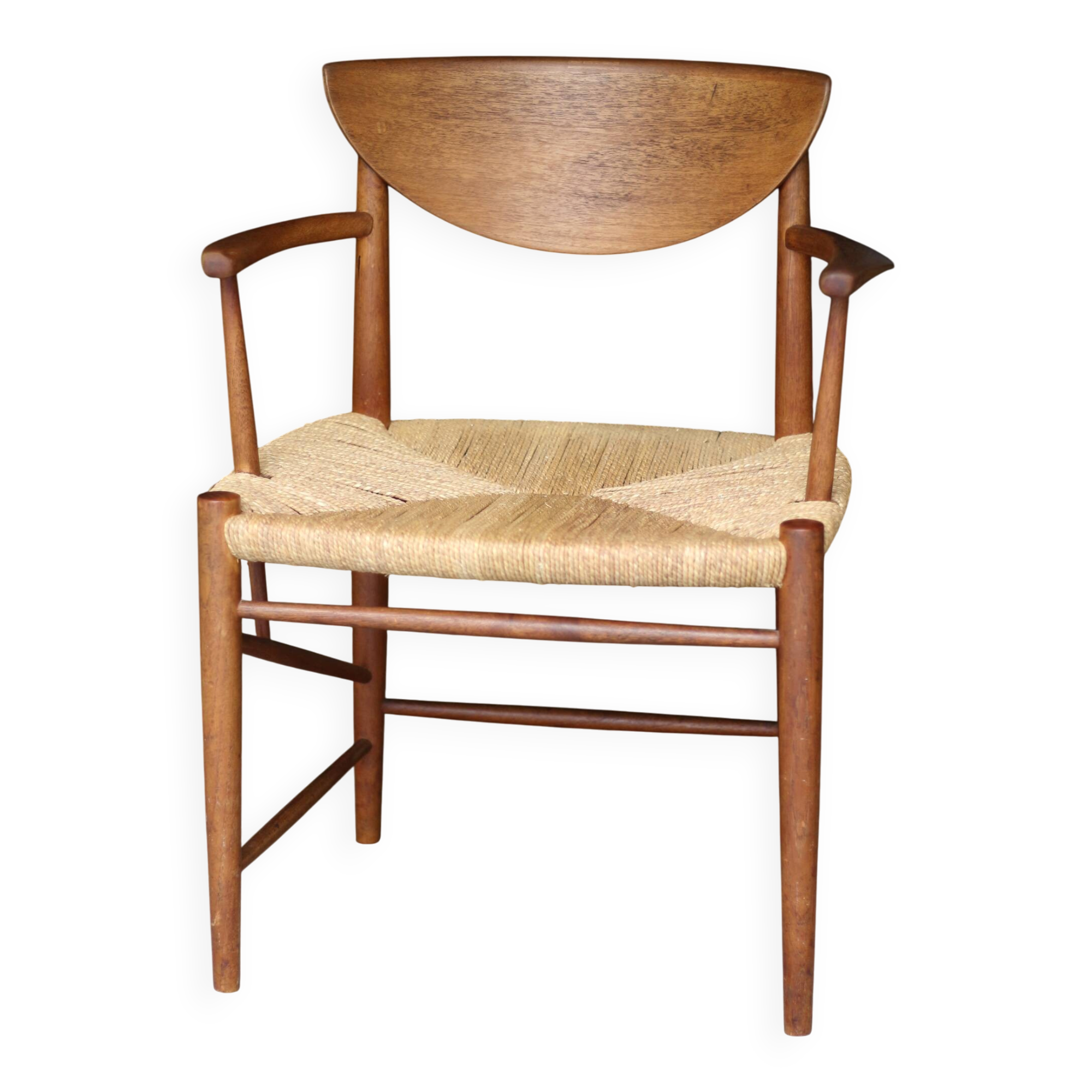 Succession LACOSTE: armchair by Peter Hvidt & Orla Mølgaard-Nielsen (1950)