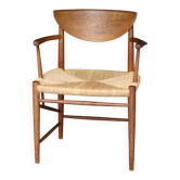 Succession LACOSTE : fauteuil par Peter Hvidt & Orla Mølgaard-Nielsen (1950
