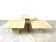 Tables gigognes ou tables d'appoint vintage en travertin, 1970