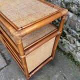 Meuble de salon en rotin