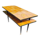 Table basse double plateau en céramique - Ref 1041