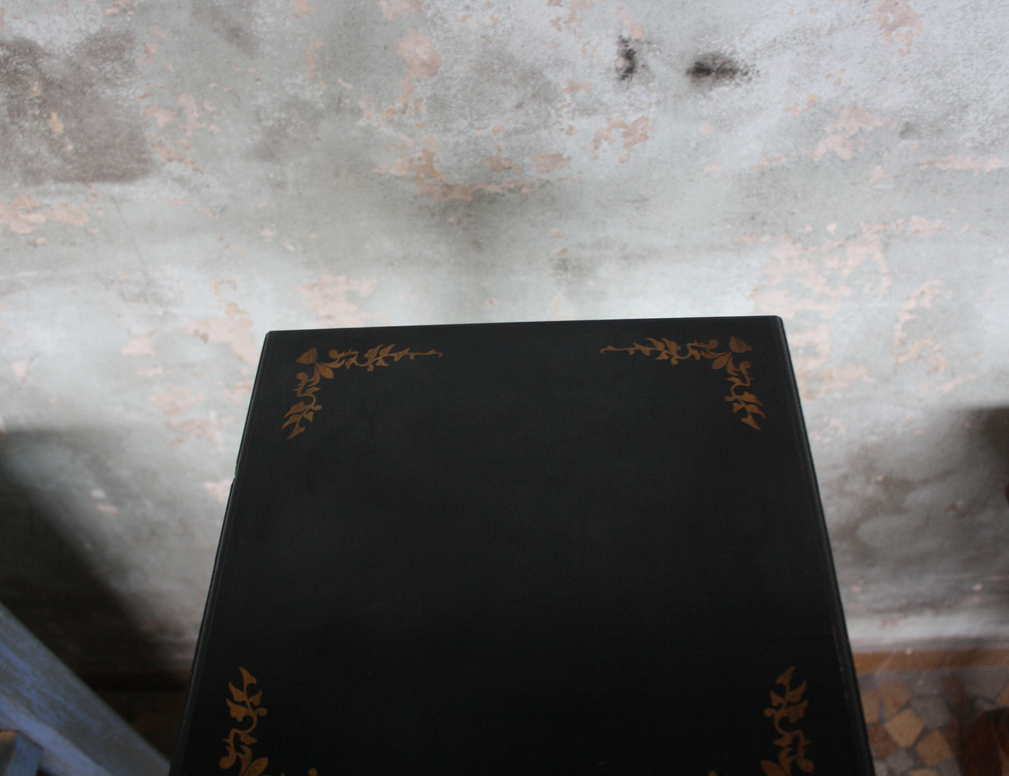 Set Napoleon III wood turned black