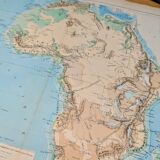 Printed in 1879, map of Africa.
