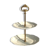 Présentoir à gâteaux 2 étages porcelaine Hutschenreuther Sylviaa