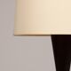 Vintage teak floor lamp with fabric shade from Parker Knoll, 1960s