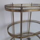 Serving table in brass