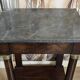 Console in mahogany and marble from the Empire period.