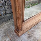 Carved wooden mirror, 168x112 cm