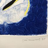Josep guinovart, mare nostrum 14, 1985. original engraving signed and numbered