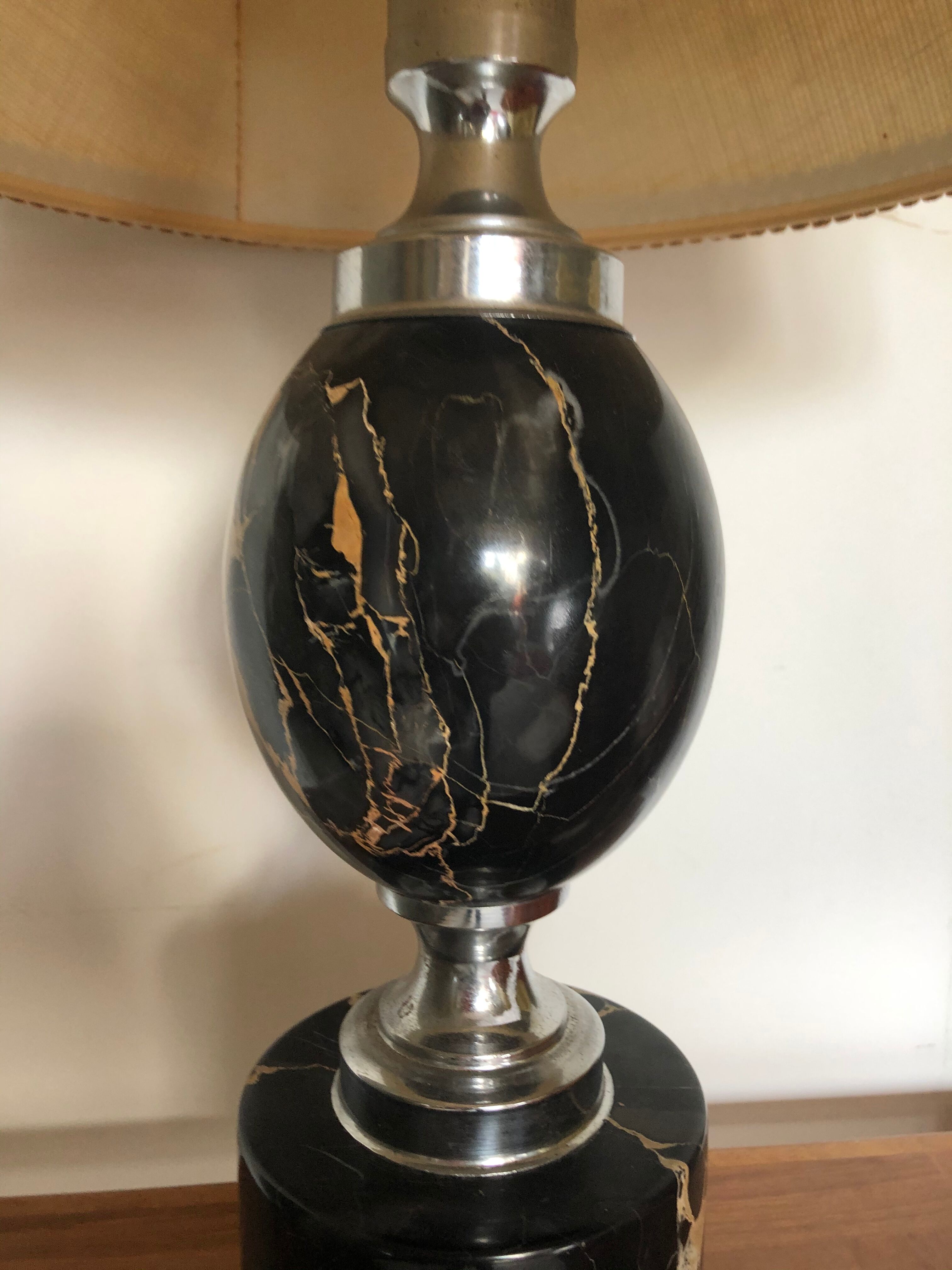 Marble lamp from the 1970s