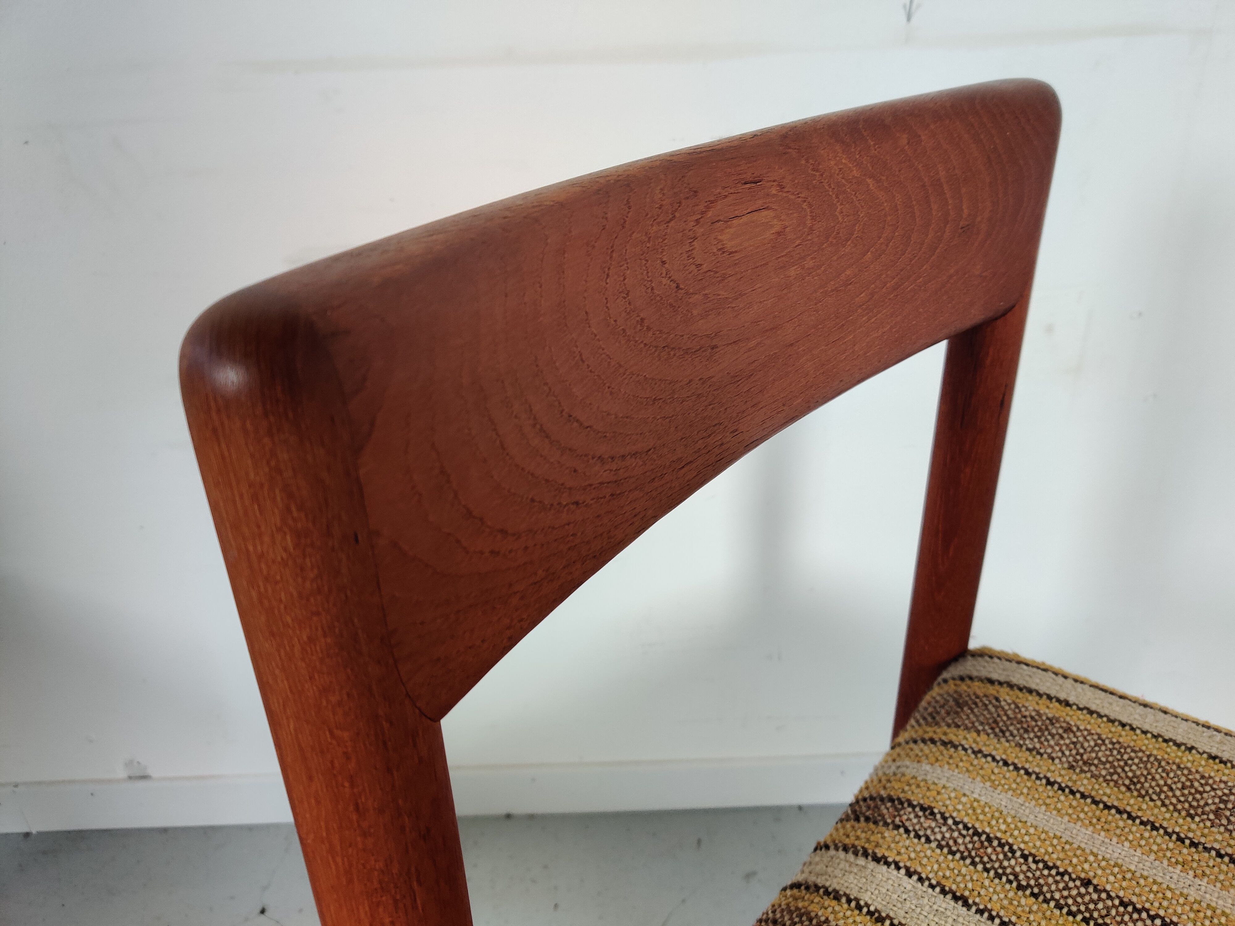 4 Scandinavian teak chairs, Denmark 60s