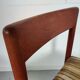 4 Scandinavian teak chairs, Denmark 60s