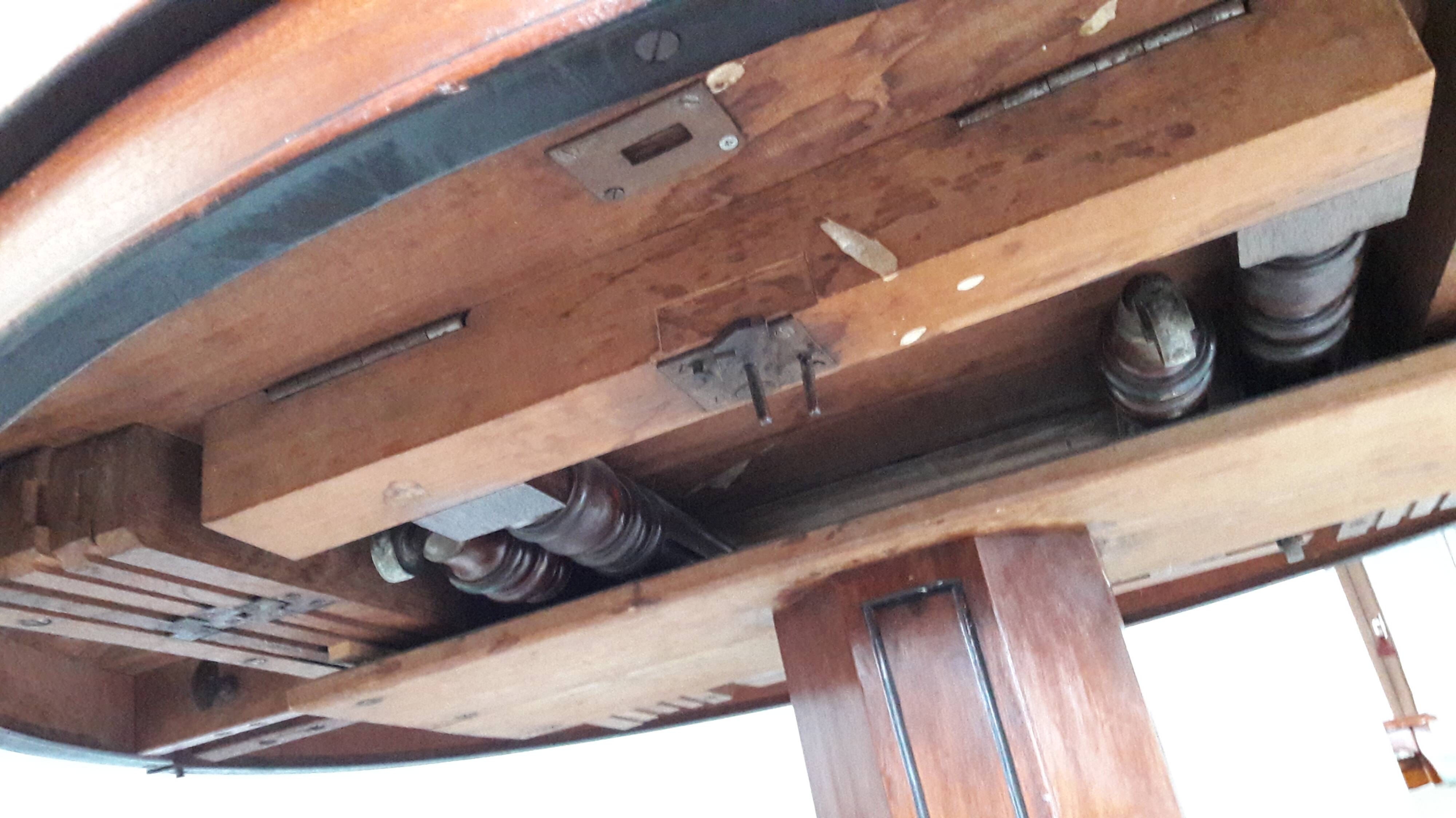 Large cherry wood dining table