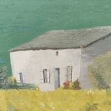 Tableau ancien "Campagne"