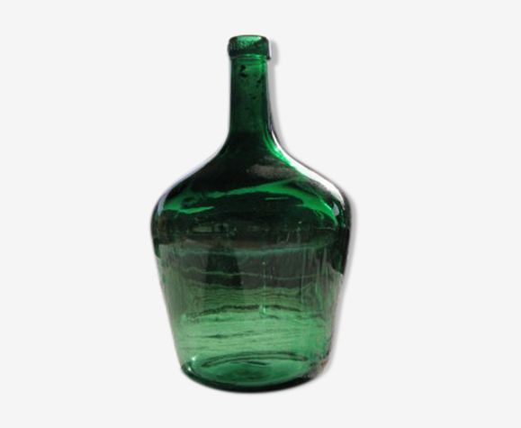 Dame jeanne viresa de 2 litres le verre vert vintage