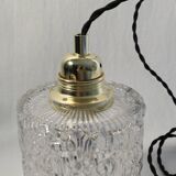 Vintage ball machine cylindrical clear glass