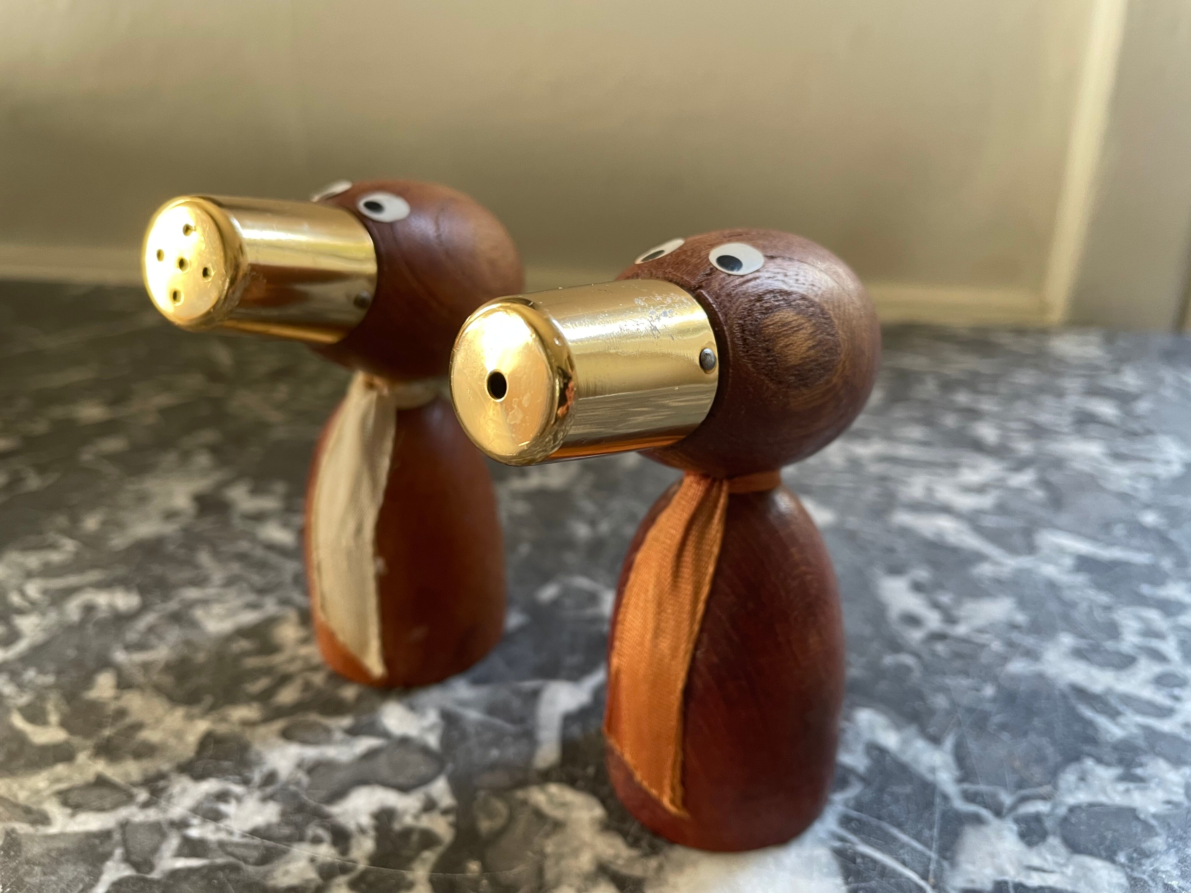 Scandinavian saliere & pepper duo