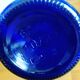 Bouteille bleue