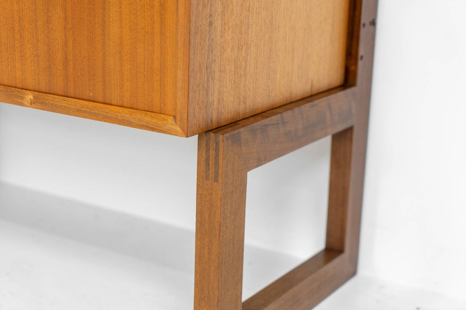 Free standing wall unit by Poul Cadovius for Cado (Denmark, 1960s).