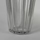 Vase avec 12 nervures verticales en verre dépoli, Verrerie de Fains, années 1950