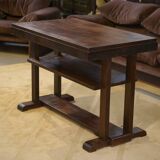 Oak console/side table from the 1940s.