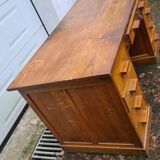 Old solid wood desk