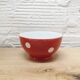 Bol longchamp rouge pois blancs