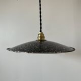 Sheet metal suspension, industrial enameled bowl