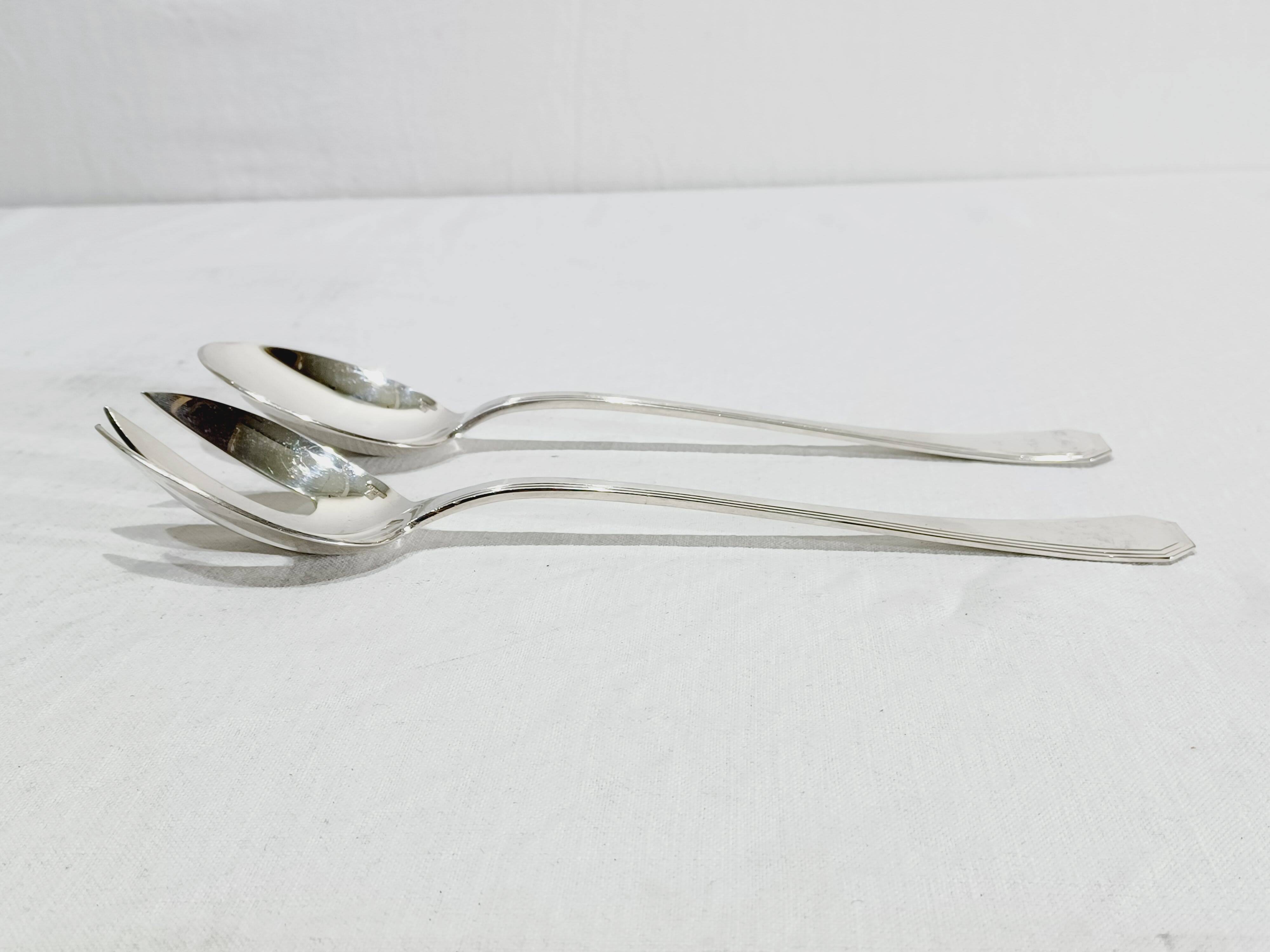 Christofle – Salad cutlery model America