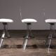 Plexiglass lucite bar stools and chrome swivel bar chairs,Hill Manufacturers