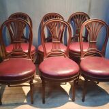 Serie de 6 chaises néo classique  du dix-neuvieme sciecle