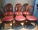 Set of 6 neo-classical chairs from the nineteenth century.