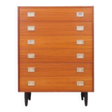 Commode en teck, design danois, années 1970