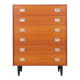 Commode en teck, design danois, années 1970