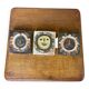 Set of 3 ceramic plates by Les Argonautes, Vallauris, circa 1960
