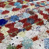 Tapis en tissu boucherouite color2 118x226cm