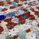 COLORED BOUCHEROUITE FABRIC RUG 118x226cm