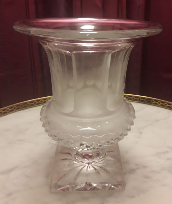 Crystal vase Saint Louis France Versailles
