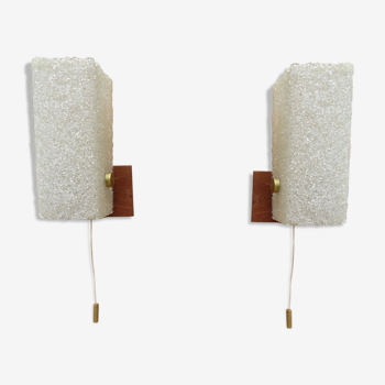 Pair of Scandinavian wall wall light