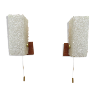 Pair of Scandinavian wall wall light