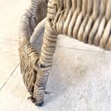 Rattan bar lounge – creation by Roger Coster, Haiti