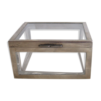 Crystal box and solid silver