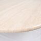 Travertine eye table, Roche Bobois, 1970-80
