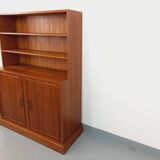 Vintage teak storage bookcase from the 60s