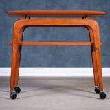 Teak Bar Cart by Arne Hovmand-Olsen for Mogens Kold, 1960s