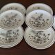 Eight plates WH Grindley Pinewood made in England
