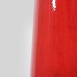 Vintage red ceramic floor lamp
