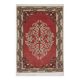 Hand-knotted Small Rug. Vintage Doormat. Turkish Seat Cover. Entryway Rug. Kitchen Mat. Bath Mat