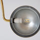 Marble swivel arch floor lamp, Bellux 1980's switzerland