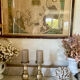Pair of solid brass candlesticks from the 19th century.